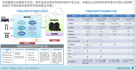 华阳与先锋联手抢滩车载数字声学产品新风口